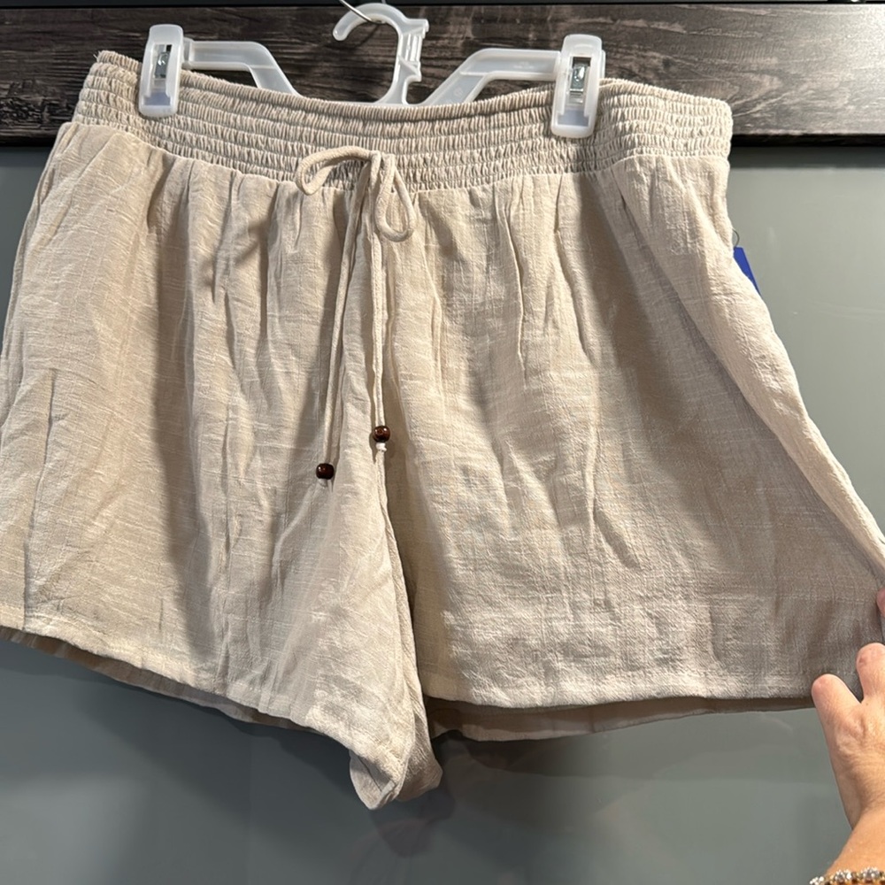 Apt. 9 Sand color dress shorts.